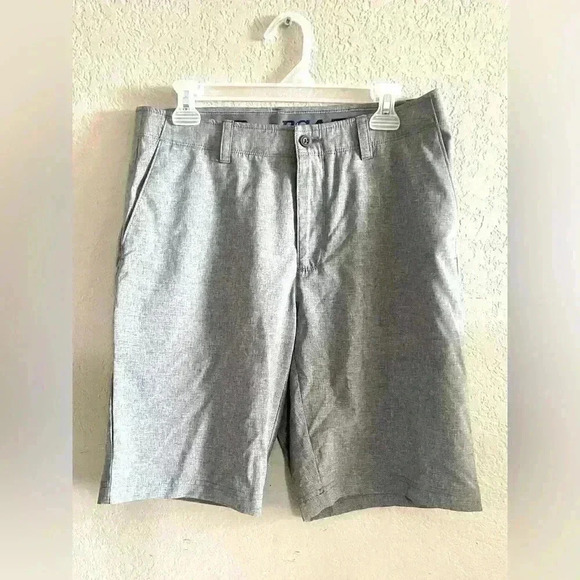 PGA Tour Mens Shorts Gray Flat Front Golf Shorts Sz 32 - Picture 1 of 7